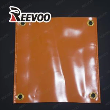 Πορτοκαλί πλαϊνή κουρτίνα PVC
