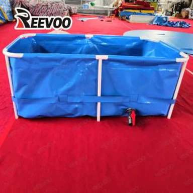 Μπλε PVC δεξαμενή ψαριών